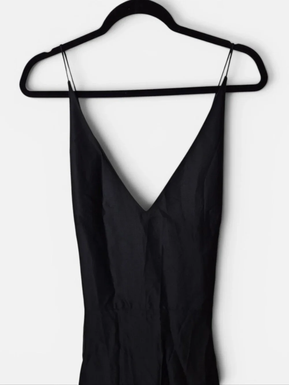 Kate Spade Saturday NWT Black Sleeveless V Neck Drape Dress 8